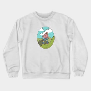 Hike Mountain Climbing Summit Cross Tshirt Crewneck Sweatshirt